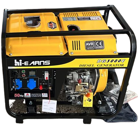 HI-EARNS Air Cooled Diesel Generator 4kva