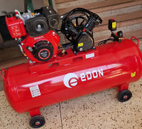 200 Litres Tank Capacity Two Outlets Diesel Air Compressor