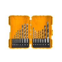 Image of INGCO 16PCS Metal, Concrete And Wood Drill Bits Set